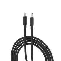 10ft Braided Type-C to Type-C Cable Black