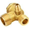 thumbnail image 1 of Check Valve Compressor Check Valves Air Compressor Check Valve 3 Port Brass Male Threaded Thread Interface Diameter 20/16/10MM, 1 of 5