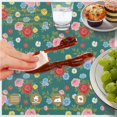 thumbnail image 6 of Pioneer Flower Floral Print Pattern Round Tablecloth 60 X 60 Inch, Wrinkle Resistant Wipeable Table Cloth for Kitchen Dining Picnic Patio Party, 6 of 6