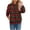 Wine 1, variant on Vynhevius Women's Crew Neck Sweatshirt Floral Loose Fit Casual Long Sleeve Pullover Tops