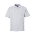 thumbnail image 4 of North End NE115 Men's Eclipse Jacquard Polo-PLATINUM HEATHER-M, 4 of 6