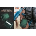 thumbnail image 5 of Airpods Pro 2/Pro Case Lock with Cleaner kit&Replacement Ear Tips(S/M/L), Rugged AirPod Pro 2nd/1st Generation Protective Cover for iPod Pro Gen 2023/2022/2019 with Keychain, Black/Green, 5 of 7