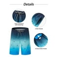 thumbnail image 4 of Brythos Men's Board Shorts,Quick-Drying Elastic Waist Beach Shorts,Drawstring Board Shorts Breathable Beachwear,Blue,XL, 4 of 5