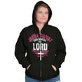 thumbnail image 3 of Jesus Christ Our Savior Christian Zip Hoodie Sweatshirt Women Brisco Brands S, 3 of 6