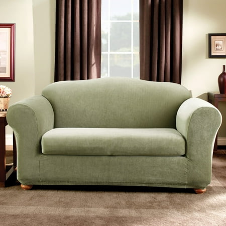 Sure Fit Stretch Stripe Loveseat Slipcover