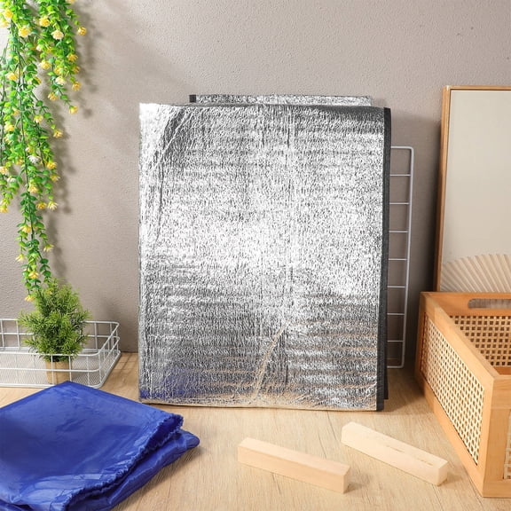ibasenice Foldable Plated Silver Moistureproof Picnic Mat Durable Outdoor Blanket for Home and Adventure