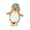 Z1-Mint Green, variant on Linnome Hand Towel Cute Cartoon Design Soft Absorbent Quick Dry Hanging Towel for Bathroom and Kitchen