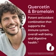 thumbnail image 4 of Quercetin with Bromelain 500mg/250mg (240 Vegetarian Capsules) (120 x 2) - No Stearates - Vegan - Non GMO - Gluten Free, 4 of 7