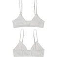 thumbnail image 3 of Fruit of the Loom Girls' All Black Cami Wear me two ways Cami 5 Pack Size Large, 3 of 4
