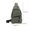 Army Green, variant on Sling Bag, Waterproof Nylon Small Crossbody Bags for Women Men, High-End Crescent Shoulder Bag Chest Pack with Headphone Port Removable Buckle, Tote Side Bag for Travel Daily Commute