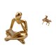 thumbnail image 5 of Figura de lector abstracto,Estatua de pensador abstracto,arte,manualidades,decoraciones,Figuras humanas decorativas para oficina,objetos coleccionables,Figura de caballo,Adorno de, 5 of 8