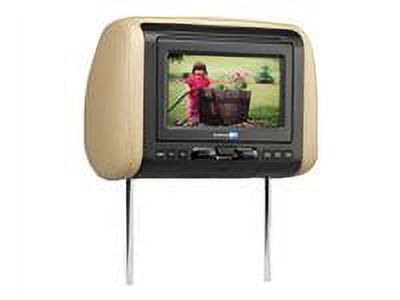 Audiovox Avxmtghr1d 7 Widescreen Headrest Monitor Dvd Black Gray Tan - image 2 of 5