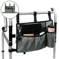 thumbnail image 4 of Organizador Lateral para Silla de Ruedas Lavable, Bolsa para Reposabrazos, para con Soporte para Teléfono para Ruedas, Carrito de Bebé - gris Salvador bolsa lateral para silla de ruedas, 4 of 6