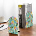 thumbnail image 5 of Naloa Cute Pineapples 2 Pcs Bookend Large Capacity Office Book Ends for Home Office Library School Study Decoration, 5 of 8