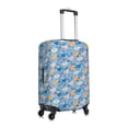 thumbnail image 3 of Bingfone Cute Chickens and Flowers Luggage Cover Washable Suitcase Cover Protector Anti-scratch Suitcase Cover Fits 18-32 Inch Luggage (without luggage), 3 of 9