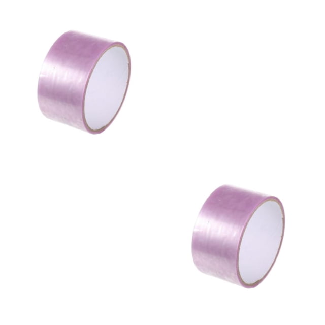 Kearding Cintas adhesivas 4,8 cm Bola adhesiva Alivio del estrés Cinta relajante Juguete Rolling Craft Regalos divertidos para niños Púrpura Púrpura 2piezas