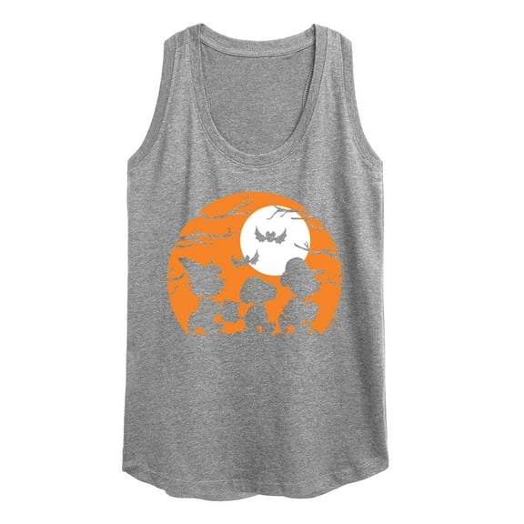 Peanuts - Trick Or Treat Silhouettes - Women's Racerback Tank Top