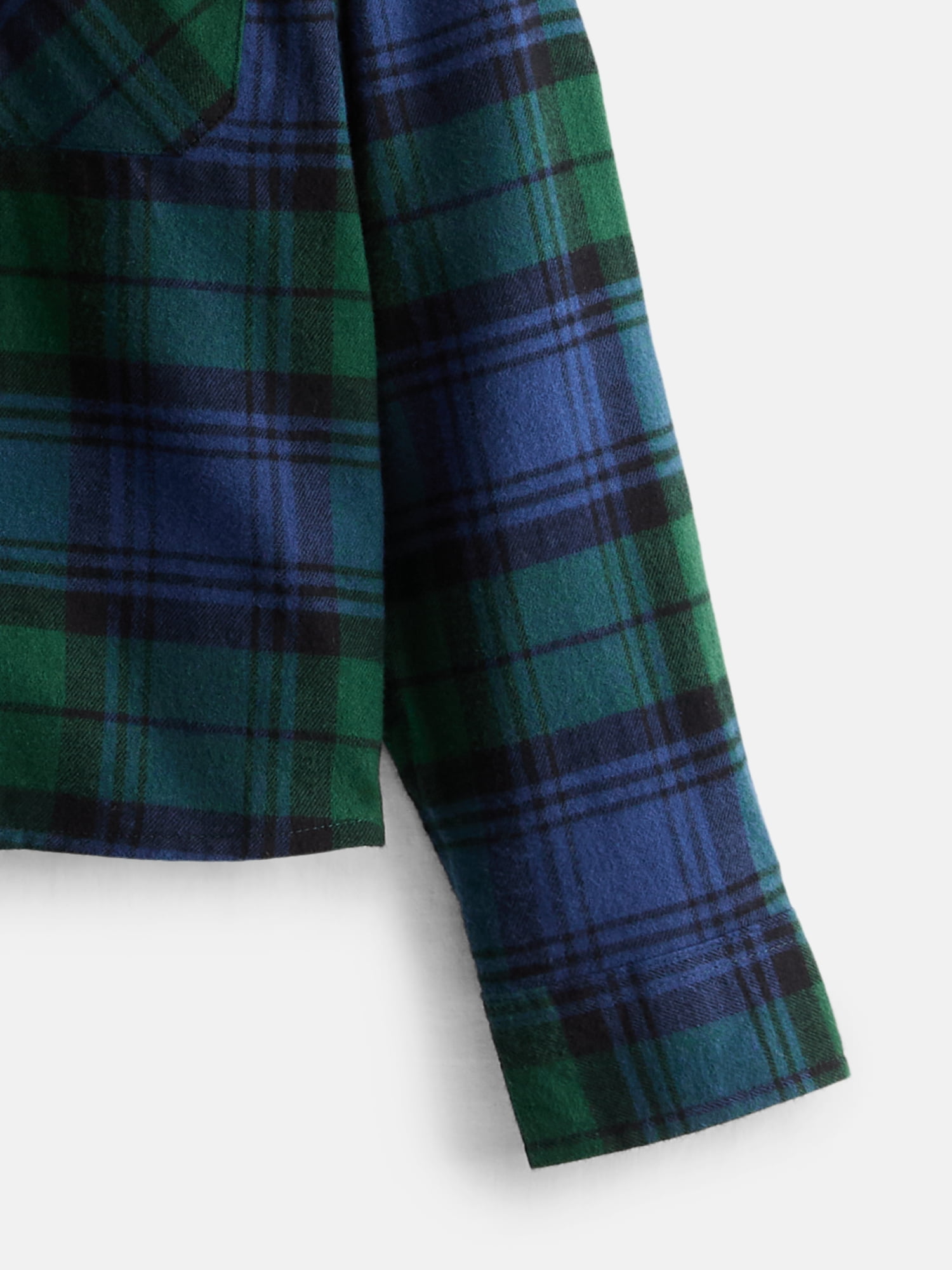 Wonder Nation Boys' Flannel Shirt with Long Sleeves, Sizes 4-18