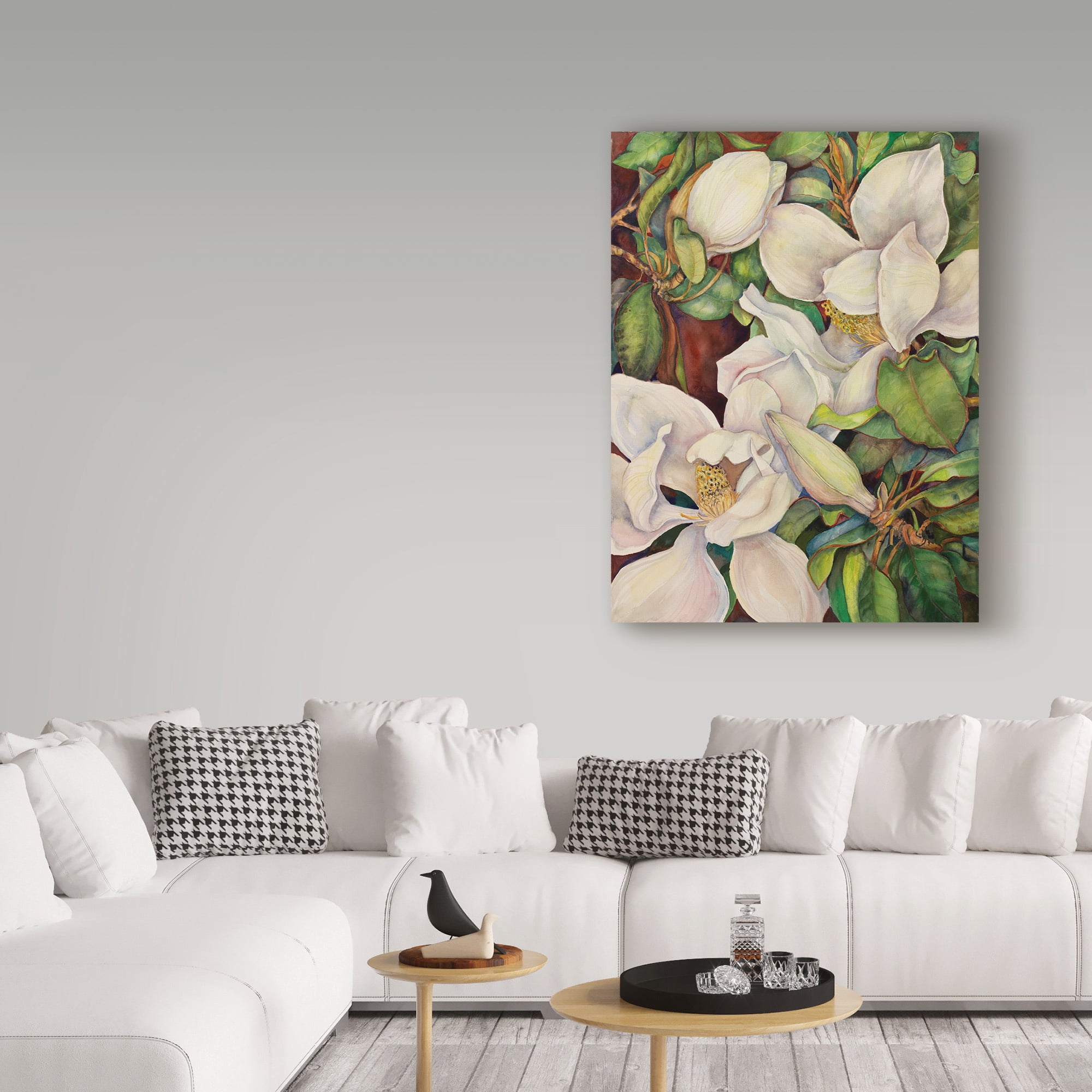 Trademark Fine Art 'Georgia Magnolias' Canvas Art by Joanne Porter