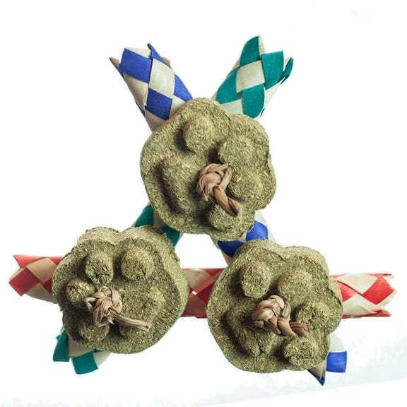 A  E Cages Nibbles Finger Trap Hay Small Animal Chews