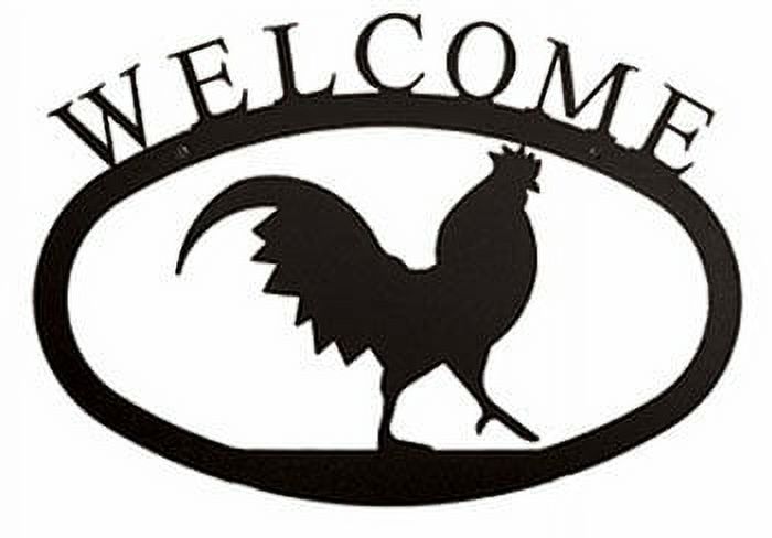 Village Wrought Iron WEL-1-L Large Rooster Welcome Sign LG - image 2 of 2