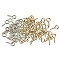 thumbnail image 1 of KLKCMS 100pcs Mini Screw Eye Pin Peg Jewelry Making Findings for Crafting 16 x 7mm, 1 of 5