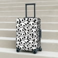 thumbnail image 5 of Uemuo Cute Panda Face Printed Washable Luggage Cover - Fashion Suitcase Protector Fits 18-32 Inch Luggage -Small, 5 of 9