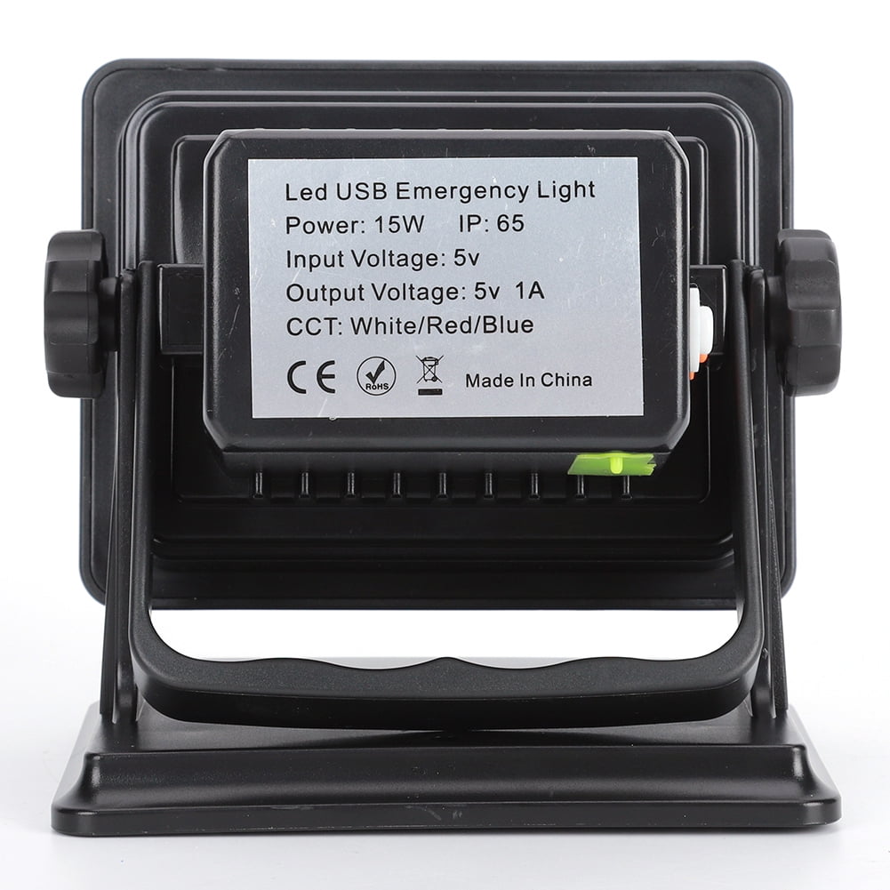 Emergency Lights,LED Flood Light,15W LED Waterproof Rechargeable Flood Light Portable Emergency Lights for Outdoor Camping