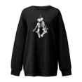 thumbnail image 3 of Sudadera Para Mujer Camisas Erógenas de Invierno Cuello Redondo Manga Larga Tops Impreso Regular Sudadera Blusa Odeerbi ODB128553, 3 of 4