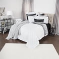 thumbnail image 4 of Rizzy Home Transitional Geometric Standard Sham With White QLTBQ4542WHGY2026, 4 of 4