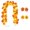 C, variant on Orangide 78-inch Artificial Maple Leaf Garland with LED String Lights, Fall Hanging Vine for Thanksgiving Halloween Home Mantel Fireplace Decoration