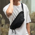 thumbnail image 3 of Hip Bum Bag Simple Large Capacity Theft Proof Crossbody Backpack Waist Pack, 3 of 10