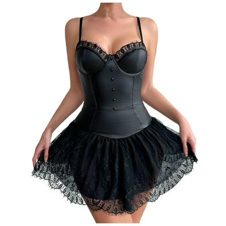 Xuewenshw Women s Lingerie Sexy Sleepwear for Women Lingerie for Women Crotchless Strappy Lingerie Women Lingerie Nightgowns for Women
