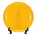 thumbnail image 1 of Unique Bargains 7.9 Inch Art Plate Hanging Decorative Plate with Display Stand for DIY Handmade Material Mosaic Base Production Yellow, 1 of 4