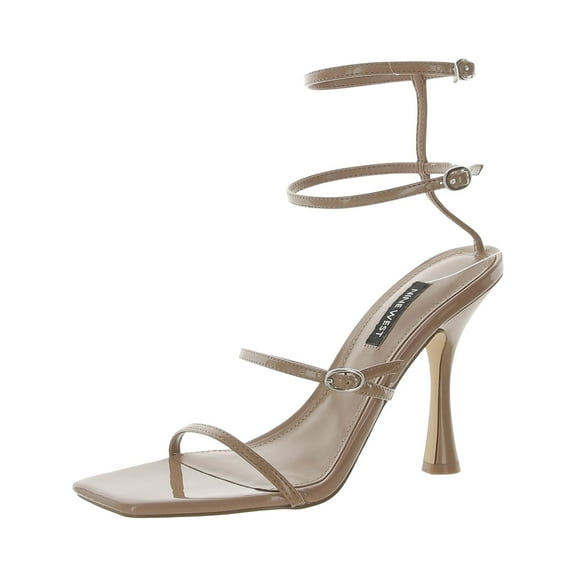 Nine West Womens Aves 3 Patent Strappy Heels