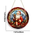 thumbnail image 3 of Horivan Christmas Hanging Decor PVC Snowman Ornament with Rope for Home Door Wall Party Holiday Decoration Indoor Outdoor Festive Gift, 3 of 6