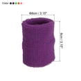 thumbnail image 2 of Uxcell Sports Wristbands, Athletic Cotton Terry Cloth Absorbent Wrist Sweatband for Sport Tennis, Multicolor 48 Pack, 2 of 7
