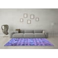 thumbnail image 3 of Ahgly Company Machine Washable Indoor Rectangle Oriental Blue Traditional Area Rugs, 2' x 5', 3 of 4