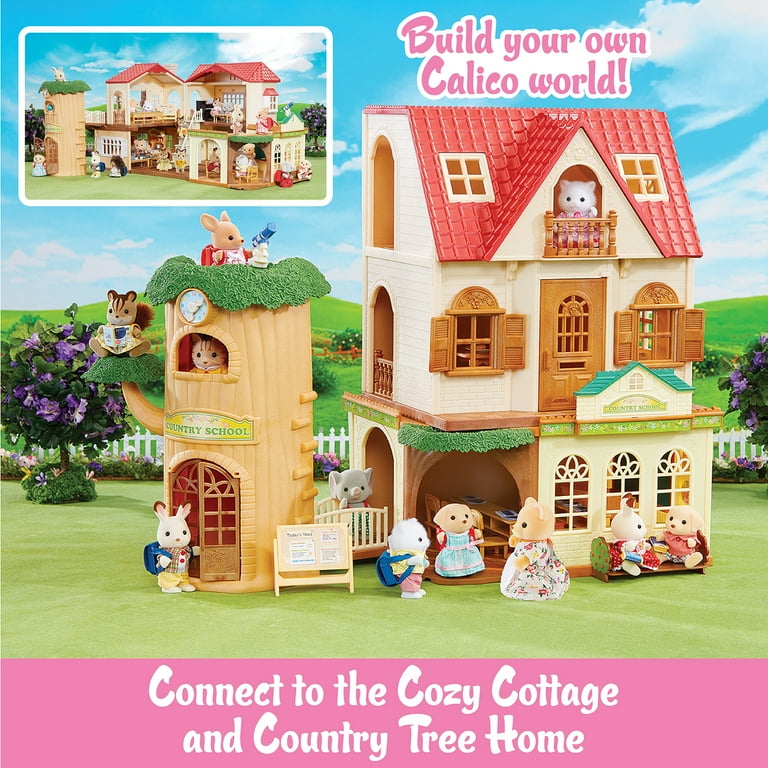 Calico Critters Country Tree School, Dollhouse Playset with