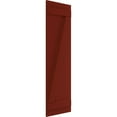 thumbnail image 2 of Ekena Millwork 16 1/8"W x 30"H True Fit PVC Three Board Joined Board-n-Batten Shutters w/Z-Bar, Pepper Red (Per Pair - Hardware Not Included), 2 of 8