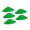 Green, variant on 5Pieces High Markers Sport Training Discs Nonslip Perfect for Team Exercises and Safe Playgrounds Use