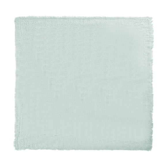 Chiffon à Franges, Chiffon Plissé à Encolure Carrée, Tissu Occidental pour Table, Napperons en Lin