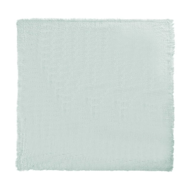 Chiffon à Franges, Chiffon Plissé à Encolure Carrée, Tissu Occidental pour Table, Napperons en Lin
