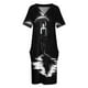 thumbnail image 4 of Vestido de bolsillo suelto "Deseo de la Muerte", vestido de noche para mujer, ropa de verano para mujer, 4 of 7