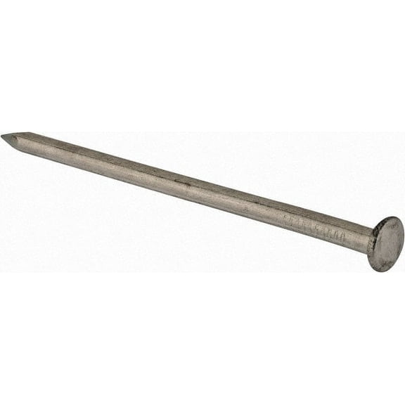 Made in USA 16D, 8 Gauge, 3-1/2" OAL Common Nails Smooth Shank, Aluminum