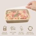 thumbnail image 4 of Bentgo Prep - 20-piece 1-compartment Reusable Meal Containers With Lids  & Bpa Free Materials Durable Microwave Freezer Dishwasher Safe To Go Food Storage (gold), 4 of 8