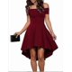 thumbnail image 4 of Sexy Black Off Shoulder Asymmetrical Hem Boutique Party Dress, 4 of 5