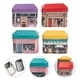 thumbnail image 2 of 4 Unids Casa Diseño Cajas de hojalatas Mini Casa Cajas de lata Cajas de caramelo (Patrón aleatorio), 2 of 7