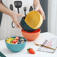 thumbnail image 6 of ReaNea Cereal Bowls 4 Pieces, Unbreakable And Reusable Light Weight Bowl For Rice Noodle Soup Snack Salad Fruit BPA Free, 6 of 9