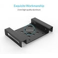 thumbnail image 4 of ORICO Aluminum 5.25 Inch to 2.5 or 3.5 Inch Internal Hard Disk Drive Mounting Kit with Screws and Shock Absorption Rubber Washer- Black, 4 of 7